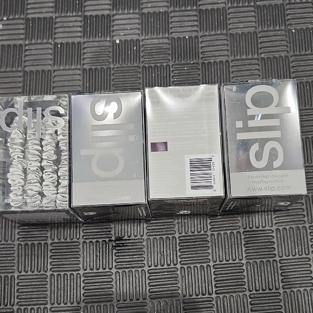 4 Packs - Slip Silk Skinny Scrunches Upc# 850004304990